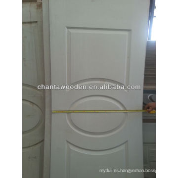 4mm de color blanco MDF puerta de la piel